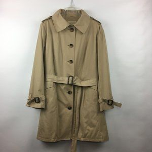 MICHAEL Michael Kors Womens Belted Waist Trench 2X